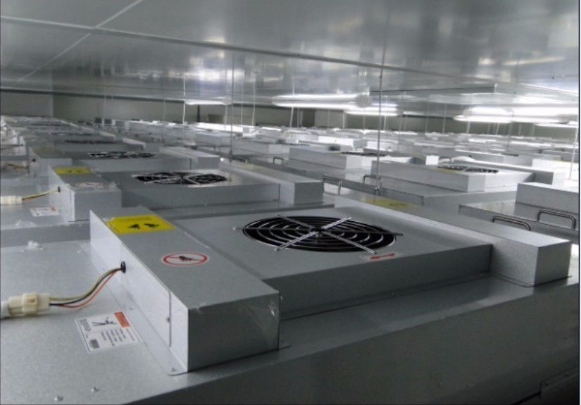 Staubfreier Reinraum FFU Amber Equipment Fan Filter Units 0.45m/S