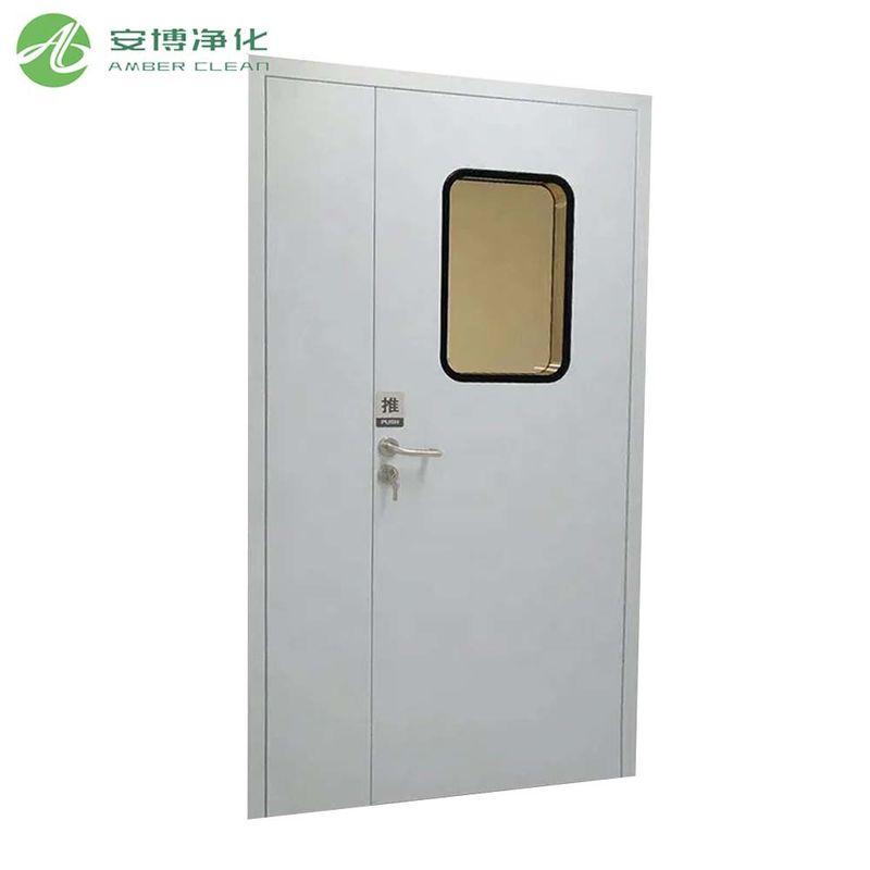 50 mm Stahl-Brandschutztüren für Krankenhäuser mit Beobachtungsfenster