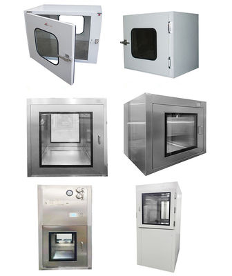 Durchlauf-Kasten GMP des Edelstahl-SUS201 Cleanroom-Durchlauf Luftströmung blätteriger durch Kasten