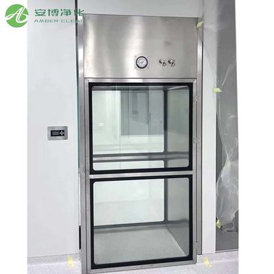 AMBER SUS304 Mechanische Verriegelung Dynamische Luftdusche Passbox 760*690*720mm
